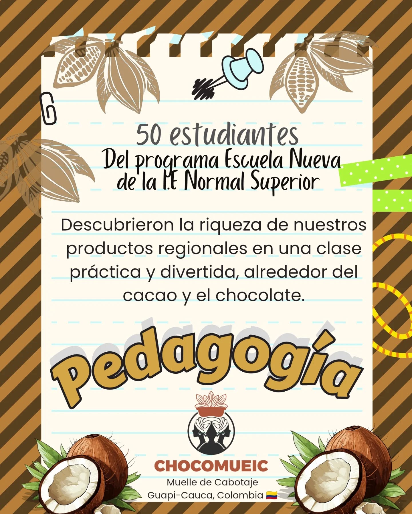 Actividad de la biblioteca comunitaria y centro cultural de Chocomueic