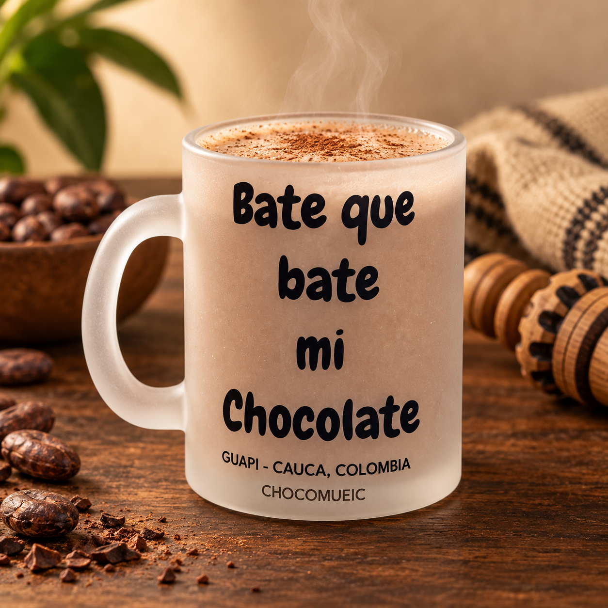 Mug «Bate que bate mi chocolate»